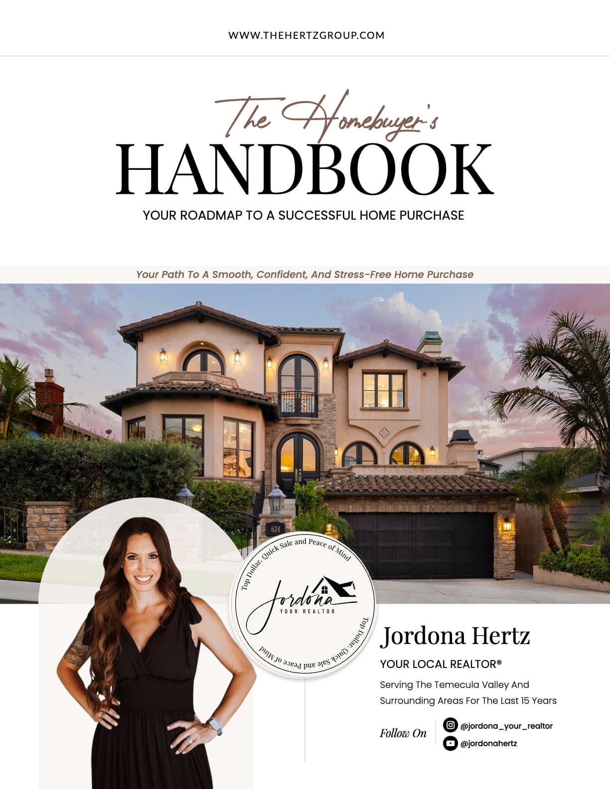 Page 1 of 20. Cover, The Homebuyer's Handbook: your roadmap to a successful home purchase, with your local Realtor.